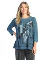 Jess & Jane Mariposa Tunic in Sapphire