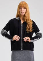 Zaket & Plover Multi Media Hoodie in Black