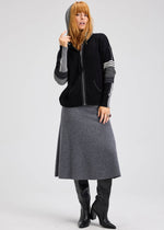 Zaket & Plover Multi Media Hoodie in Black
