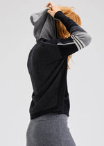Zaket & Plover Multi Media Hoodie in Black