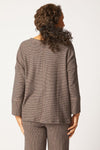 Habitat Pasadena Stripe Canyon Pullover in Truffle