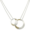 Marjorie Baer Wire Wrapped Overlapping Rings Necklace