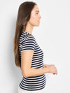 Nic + Zoe Short Sleeve Crew in Indigo