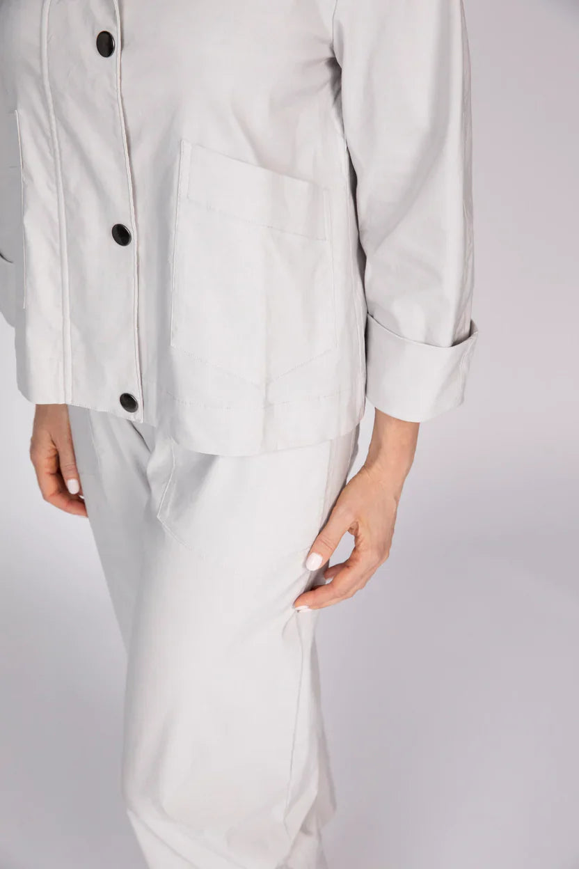 Olivia by Habitat Woven Studio Jacket in Sand - Harper Greer