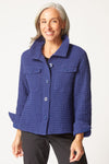 Habitat Washed Honeycomb Shacket in Ink