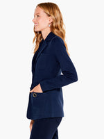 Nic + Zoe Editor Blazer in Indigo