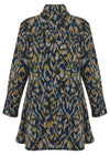 Kozan Jane Jacket in Blue Ikat