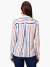 Nic + Zoe Painted Stripes Shirt