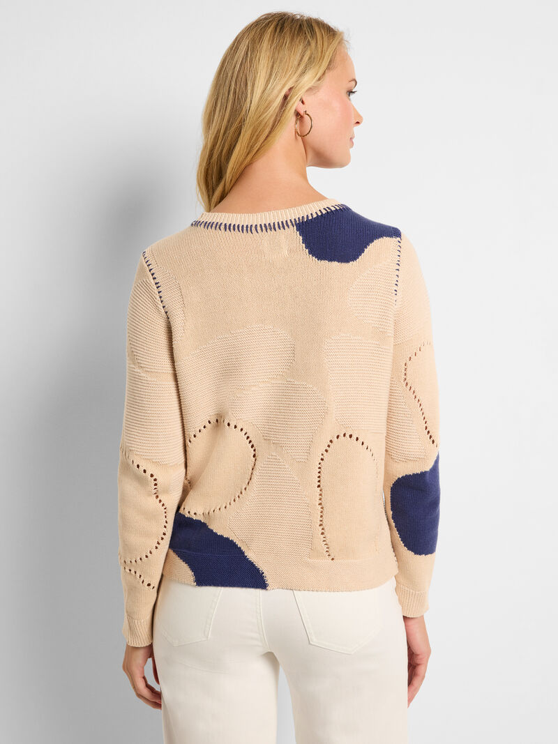 Nic + Zoe Placed Pebble Sweater