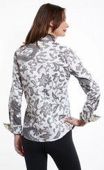 Dizzy Lizzie Rome Shirt in Grey Dragons