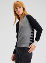 Zaket & Plover V Neck Split Cardigan