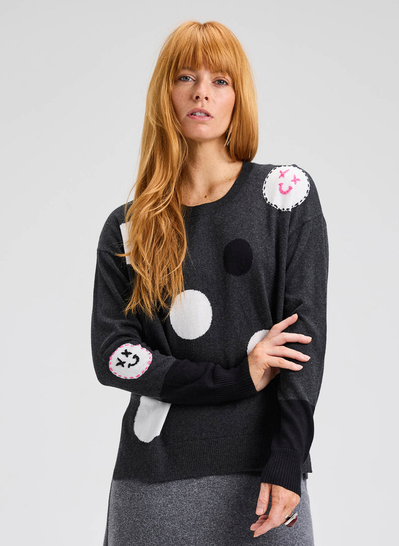Zaket & Plover Spots Intarsia Sweater