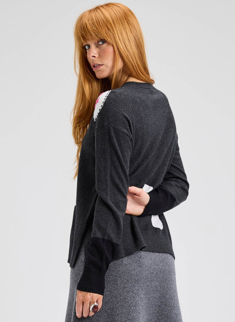 Zaket & Plover Spots Intarsia Sweater