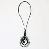 Sylca Marina Necklace in Black & White