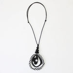 Sylca Marina Necklace in Black & White