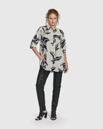 Alembika Botanica Button Down Shirt in Lilly