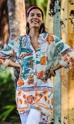 KikiSol Artisan White Tamarind Tunic