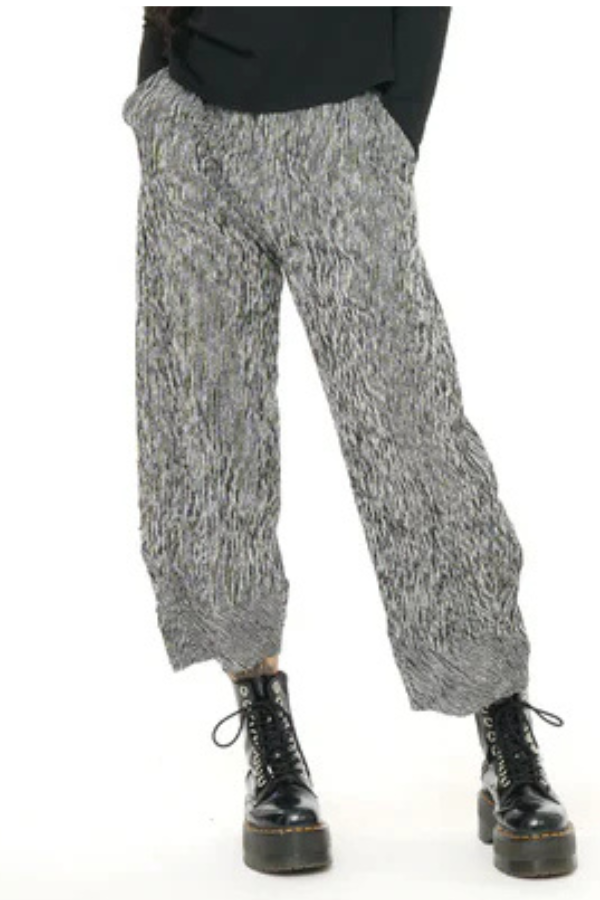 Niche Canopy Pants in Black Ridge Stripe
