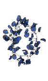 Annemieke Broenink Rubber Necklace in Cobalt