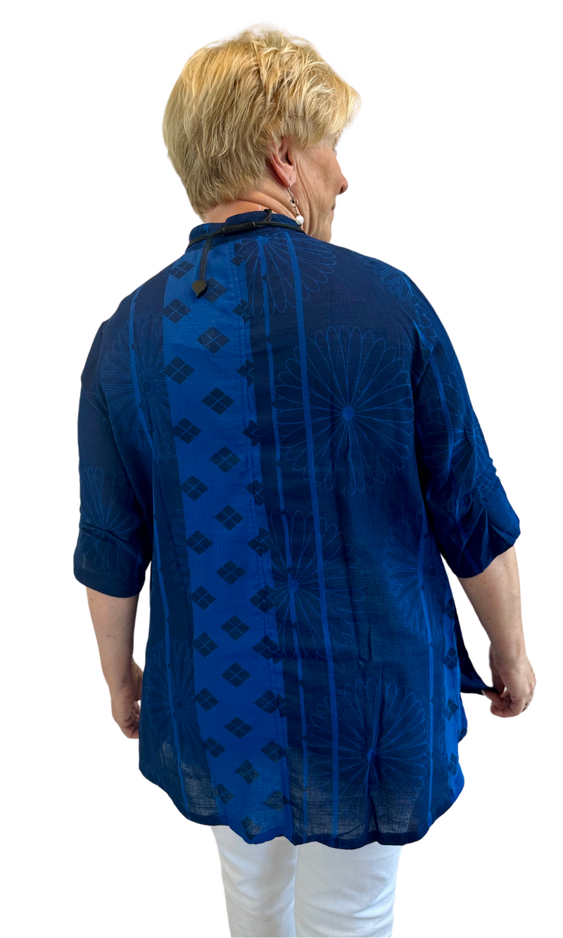 Yasuko Cardigan in Indigo