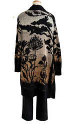 Ivko Jacquard Coatigan in Nougat