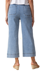 Habitat Stretch Denim Wide Leg Crop Capri