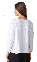 Habitat Sunburst Knit Boatneck in White