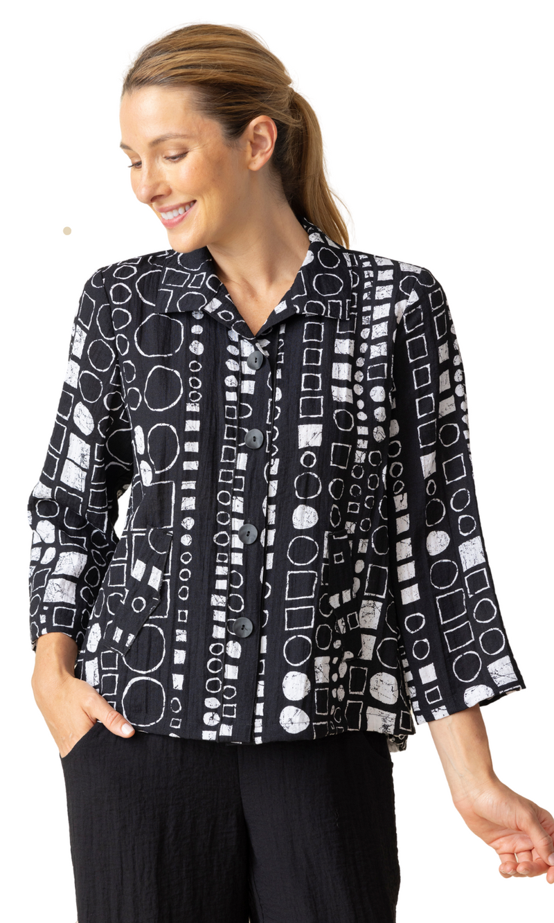 Habitat Express Travel Circle Back Pleat Jacket