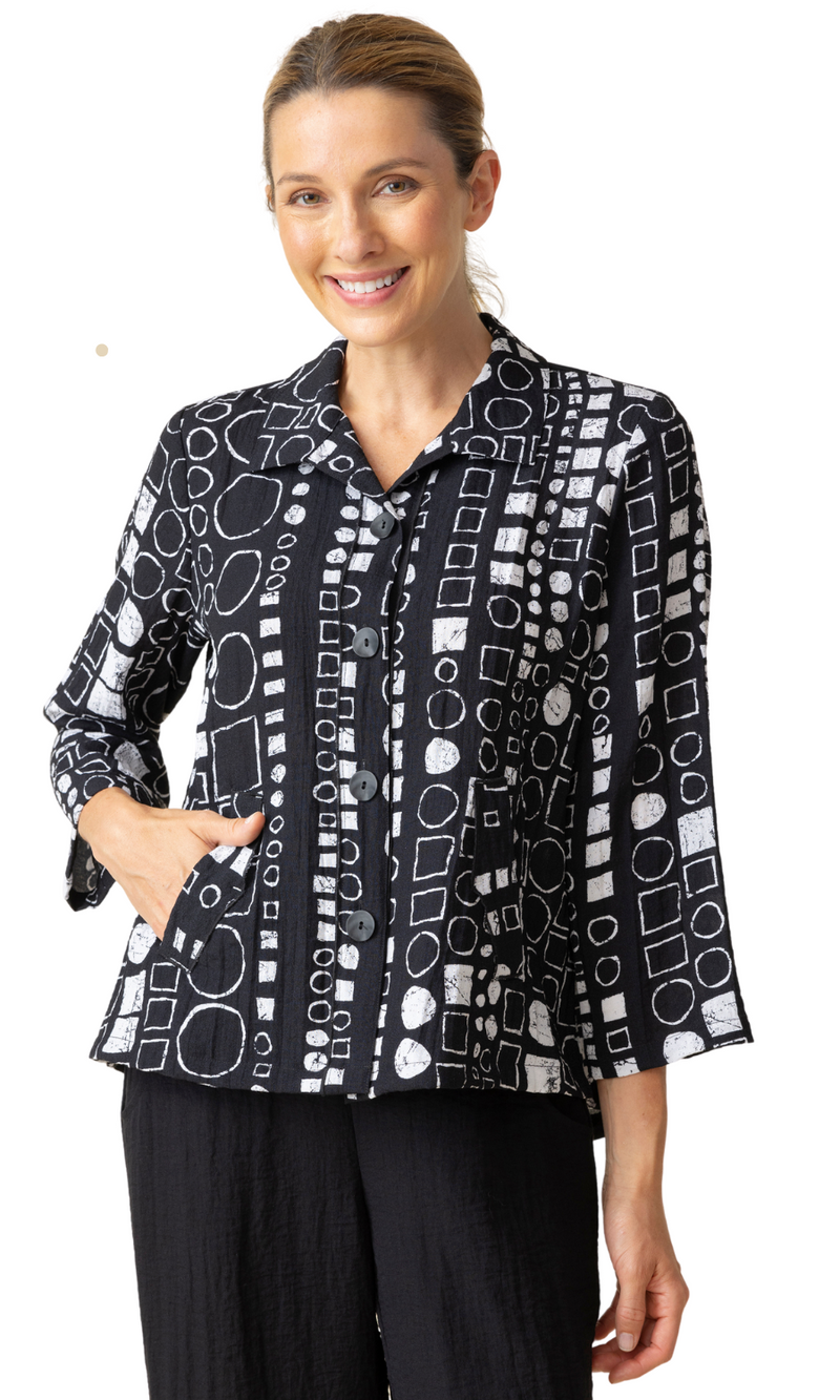 Habitat Express Travel Circle Back Pleat Jacket