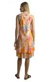 Tempo Paris Gauze Tiered Dress in Pink