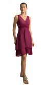 Tempo Paris Tiered Silk/Rayon Dress
