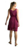 Tempo Paris Tiered Silk/Rayon Dress