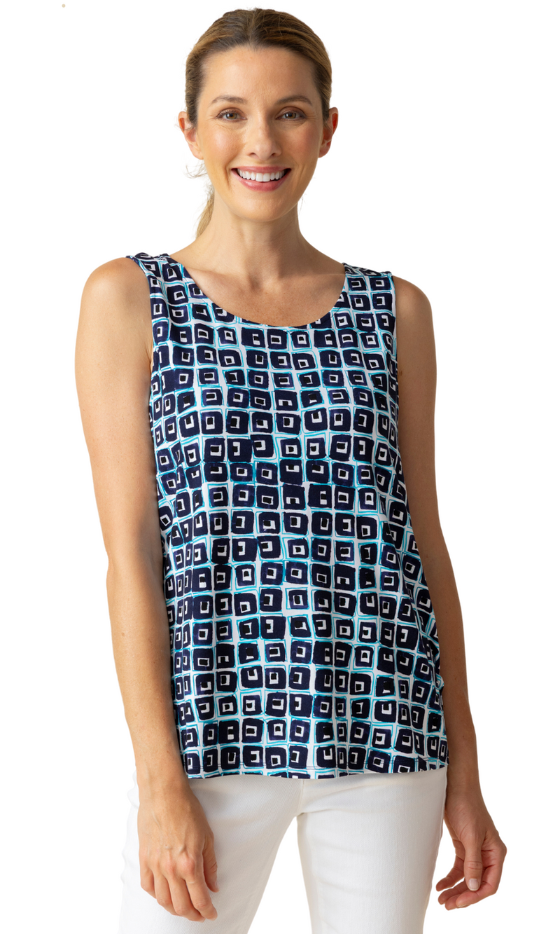 Habitat Core Travel Cubism Easy Tank in Navy