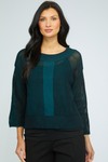 Olivia Reversible Mesh Go-To Topper in Spruce