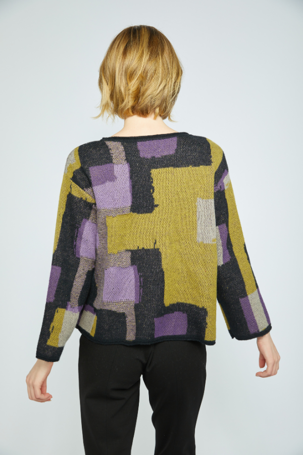 Olivia Statement Collage Swing Pullover