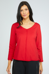 Olivia Essential Layers High Roller Tee in Chili