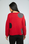 Olivia Statement Circle Pullover in Chili