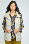 Olivia Sherpa Quilt Cozy Cabin Vest