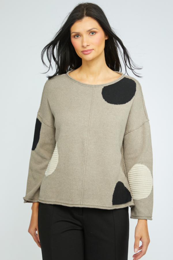Olivia Statement Circle Pullover in Rockridge