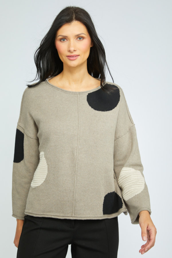 Olivia Statement Circle Pullover in Rockridge