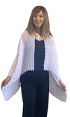 Vanite Couture Pleated Jacket in White