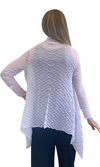 Vanite Couture Pleated Jacket in White