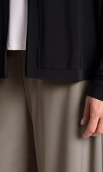 Sympli Spice Cardigan in Black