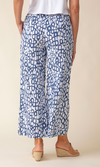 Habitat Linen Circle Easy Flood Pant in Navy/White