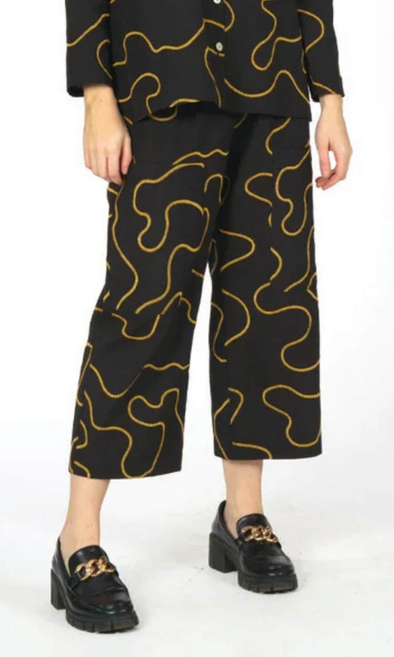 Niche Cargo Pant in Swirl Poplin