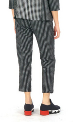 Niche Dome Pant in Black/White Check