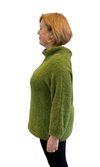 Iridium Forest Alpaca Sweater in Cedar