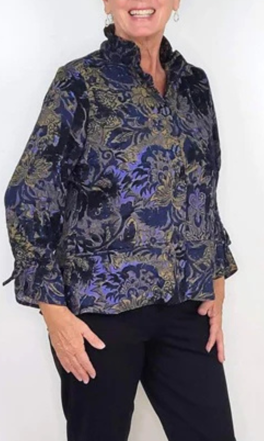 Habitat Express Floral Event Jacket in Midnight