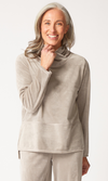 Habitat Cozy Velour Tranquil Top in Latte