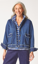 Habitat Stretch Denim Cargo Jacket